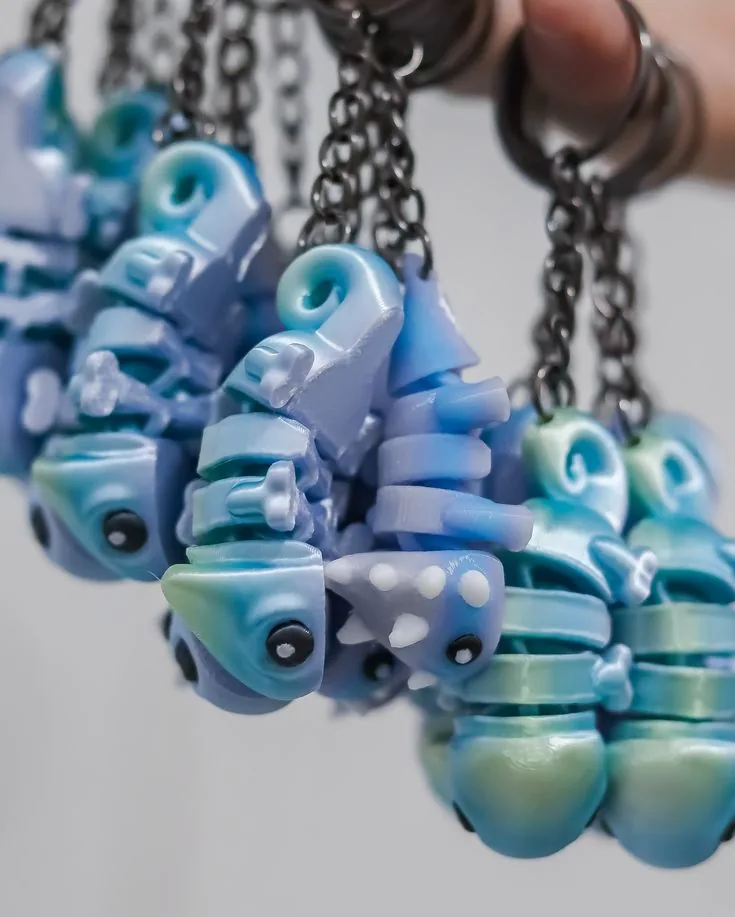 Chaveiros flexíveis 3D